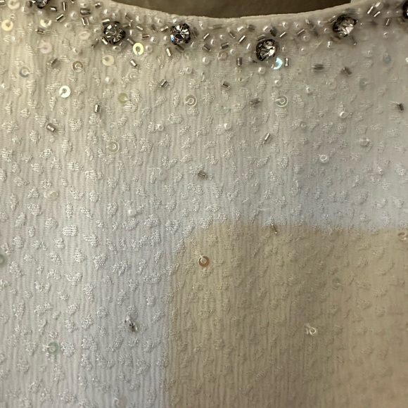 NWOT! BCBG Max Azria White Long Dress - Picture 9 of 9